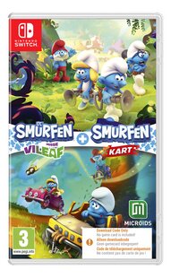 Nintendo Switch De Smurfen Missie Vileaf + Smurfen Kart - Code in a box NL/FR