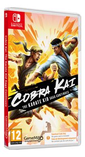 Nintendo Switch Cobra Kai The Karate Kid Saga Continues - Code in a box ENG/FR-Linkerzijde