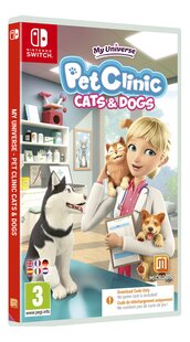 Nintendo Switch My Universe Pet Clinic Cats & Dogs - Code in a box FR/NL-Côté gauche