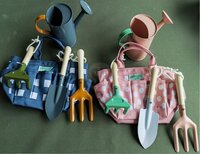 ProGarden kindertuingereedschap in roze tas-Afbeelding 1