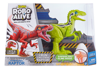 Figurine interactive Robo Alive Raptor vert-Côté droit