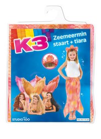 Studio 100 K3 zeemeerminstaart met tiara - lied van de zeemeermin: maat 140