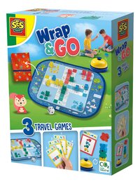 SES Wrap&Go jeux de voyage : Petits chevaux – Jeu de famille – Jeu de rapidité et correspondance