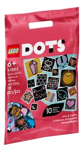 LEGO DOTS 41803 Extra DOTS - serie 8 – Glitters en glans-Linkerzijde