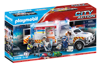 PLAYMOBIL City Action 70936 Ambulance avec secouristes et blessé