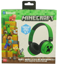 Casque Bluetooth Junior Minecraft vert