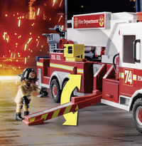 PLAYMOBIL City Action 70935 Brandweerwagen: US Tower Ladder-Afbeelding 1