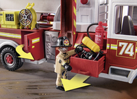 PLAYMOBIL City Action 70935 Brandweerwagen: US Tower Ladder-Afbeelding 2