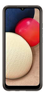 Samsung cover soft voor Samsung Galaxy A02s zwart-Vooraanzicht