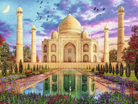 Ravensburger puzzel betoverende Taj Mahal-Vooraanzicht