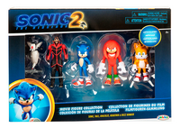 Figurine articulée Sonic 2 Collection de figurines du film - 5 pièces