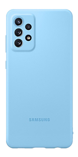 Samsung siliconen cover voor Samsung Galaxy A72 blauw-Achteraanzicht
