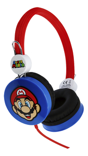 Hoofdtelefoon voor kinderen Super Mario blauw/rood-Linkerzijde