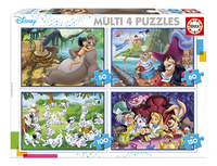 Educa Borras Puzzle évolutif 4 en 1 Classiques Disney