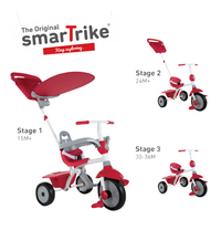 smarTrike Tricycle 3 en 1 Zip Go rouge-Détail de l'article