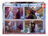Educa Borras puzzle 4 en 1 Disney La Reine des Neiges II