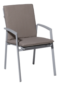 Madison coussin pour fauteuil empilable à dossier haut Panama taupe-Détail de l'article