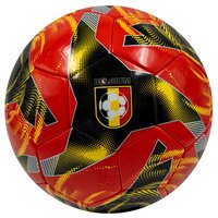 Voetbal Belgium Swirl rood/zwart maat 5