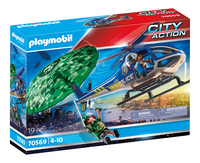 PLAYMOBIL City Action 70569 Politiehelikopter: parachute achtervolging-commercieel beeld