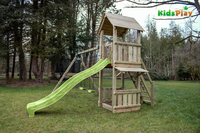 Schommel met speeltoren en glijbaan Kidsplay Ella Lime-Afbeelding 7