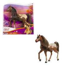 Spirit Untamed cheval brun tacheté avec crinière brune-Détail de l'article