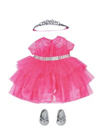 Zapf Creation Baby Born Robe de princesse rose 43cm
