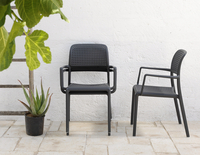 Nardi tuinset Cube/Bora Tortora taupe/antraciet - 4 stoelen-Afbeelding 1