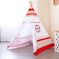 Sunny tipi met ledverlichting wit/rood-Afbeelding 3