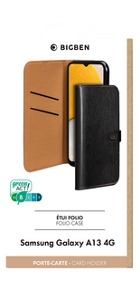 bigben cover wallet Samsung Galaxy A13 4G zwart
