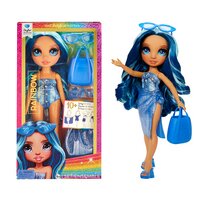 MGA Entertainment Rainbow High Swim & Style Fashion Doll Skyler Blue-Avant
