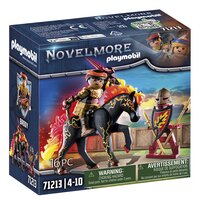 PLAYMOBIL Novelmore 71213 Chevalier Burnham Raider avec cheval de feu