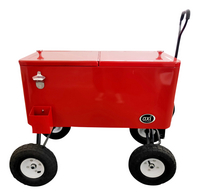 AXI bolderwagen/koelbox Cooler rood