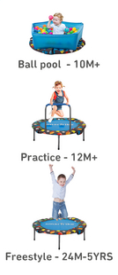 smarTrike minitrampoline 3-in-1 Ø 91,5 cm