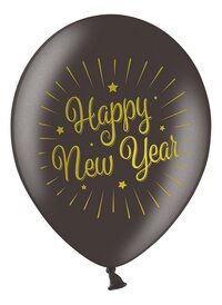Ballon Happy New Year 2 couleurs - 12 pièces-Détail de l'article