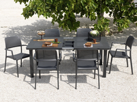Nardi tuinset Levante/Bora antraciet - 6 stoelen-Afbeelding 4