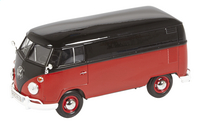 DreamLand voiture Volkswagen Showroom de luxe Delivery Van Type 2 (T1) noir/rouge-commercieel beeld