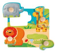 Goula houten knoppuzzel Jungledieren-Artikeldetail