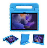 iMoshion coque Kidsproof avec poignée pour Samsung Galaxy Tab A8 bleu