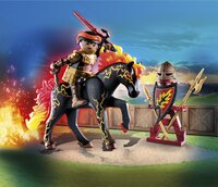 PLAYMOBIL Novelmore 71213 Chevalier Burnham Raider avec cheval de feu-Image 1