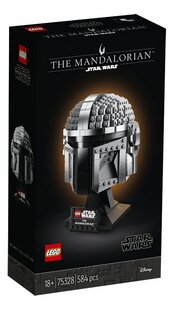 LEGO Star Wars 75328 The Mandalorian helm-Linkerzijde