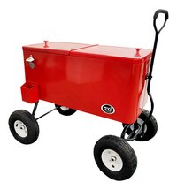 AXI bolderwagen/koelbox Cooler rood-Rechterzijde