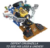 Hotwheels acrobatische racebaan Monster Trucks Championship: Mega Wrex vs Crushzilla Takedown-Afbeelding 4