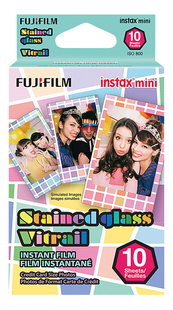 Fujifilm pack de 10 photos Vitrail pour instax mini