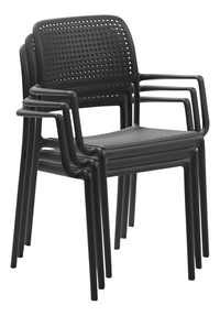 Nardi tuinset Levante/Bora antraciet - 6 stoelen-Artikeldetail