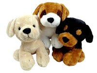 Pluche zittend Hond 36 cm-Vooraanzicht