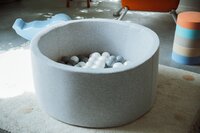 Öppa Play bain à balles gris clair Ø 90 x H 30 cm + 150 balles-Détail de l'article