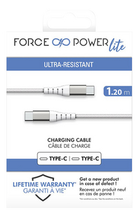 bigben câble renforcé USB-C/USB-C 1,2m