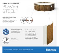 Bestway zwembad Power Steel Swim Vista Series II Ø 4,88 x H 1,22 m-Artikeldetail