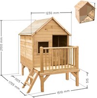 Soulet houten speelhuisje Winny-Artikeldetail