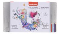 Bruynzeel coffret à dessin Colouring & Drawing - 70 pièces